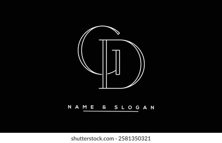 DG, DG Abstract Letters Log Monogram