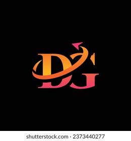 Diseño del logotipo creativo de la DG aeroespacial