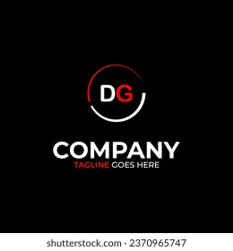 DG creative modern letters logo design template