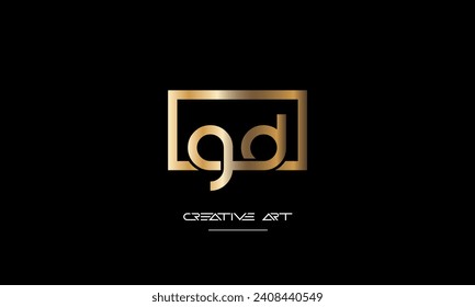 DG, GD, D, G abstract letters logo monogram