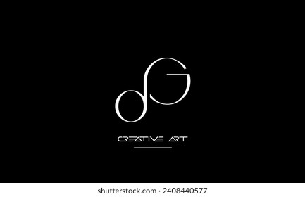 DG, GD, D, G abstract letters logo monogram