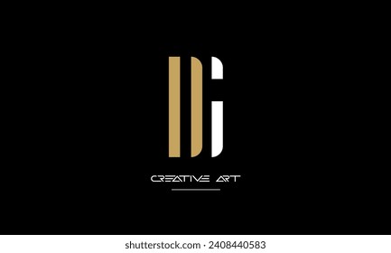DG, GD, D, G abstract letters logo monogram