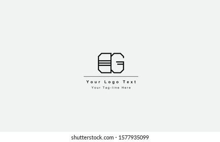 DG or GD letter logo. Unique attractive creative modern initial DG GD D G initial based letter icon logo