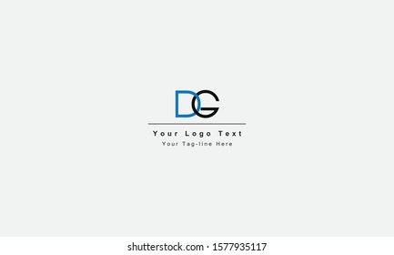 DG or GD letter logo. Unique attractive creative modern initial DG GD D G initial based letter icon logo