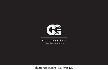 DG or GD letter logo. Unique attractive creative modern initial DG GD D G initial based letter icon logo