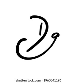 Dg initial handwritten logo for identity