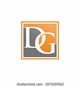 DG initial Logo Design Vector