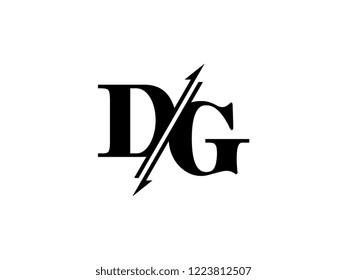 DG initials logo sliced