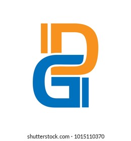 DG, Letter D and G, Logo Design Element