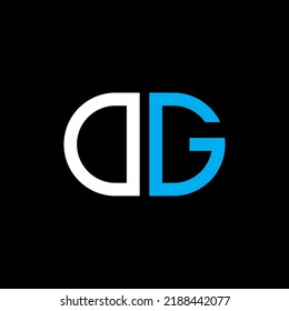 DG letter logo creative design with vector graphic