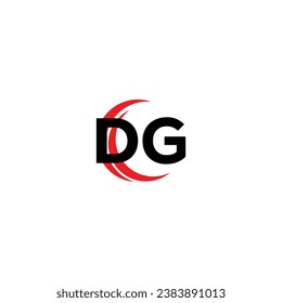 DG letter logo design. DG creative initials letter logo concept. DG icon design. D G
