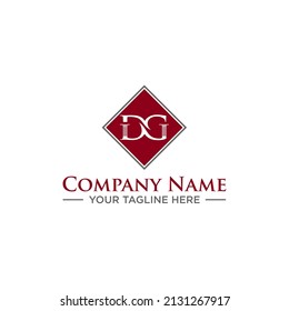 DG Letter Logo Sign .