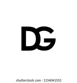 dg letter logo vector