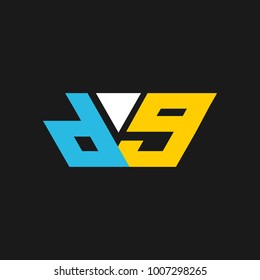 dg logo designed with letter d g.