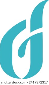 DG Logo Template in a modern minimalist style