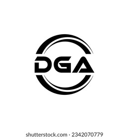 DGA Logo Design, Inspiration for a Unique Identity. Modern Elegance and Creative Design. Watermark Your Success with the Striking this Logo.
