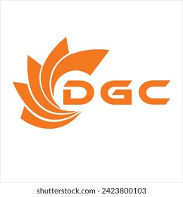 Diseño de letras DGC. Diseño del logotipo de tecnología de letras DGC sobre fondo blanco. Diseño del logotipo de Monograma DGC para emprendedores y empresas