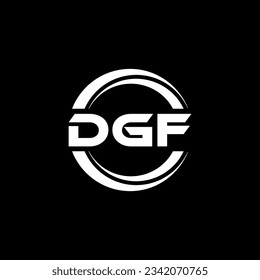 DGF Logo Design, Inspiration for a Unique Identity. Modern Elegance and Creative Design. Watermark Your Success with the Striking this Logo.