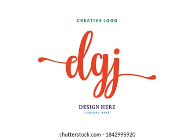 DGJ lettering logo is simple, easy to understand and authoritative