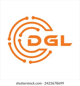 DGL letter design. DGL letter technology logo design on white background. DGL Monogram logo design for entrepreneur and business