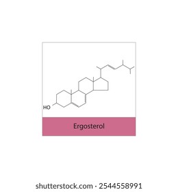 D-Glyceraldehyde 3-phosphate skeletal structure diagram.Organic molecule compound molecule scientific illustration.