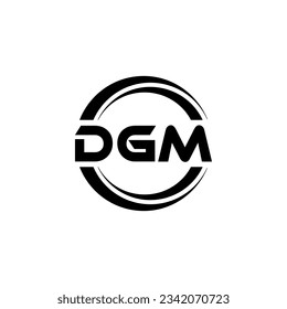 DGM Logo Design, Inspiration for a Unique Identity. Modern Elegance and Creative Design. Watermark Your Success with the Striking this Logo.