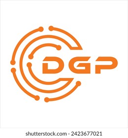 DGP letter design. DGP letter technology logo design on white background. DGP Monogram logo design for entrepreneur and business
