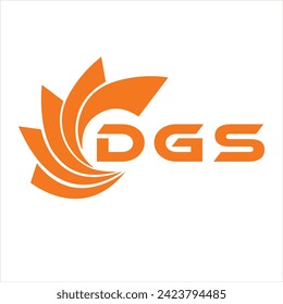 Diseño de letras DGS. Diseño del logotipo de la tecnología de letras DGS sobre fondo blanco. Diseño del logotipo de Monograma DGS para emprendedores y empresas