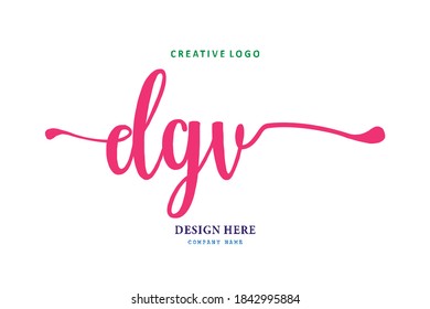 DGV lettering logo is simple, easy to understand and authoritative