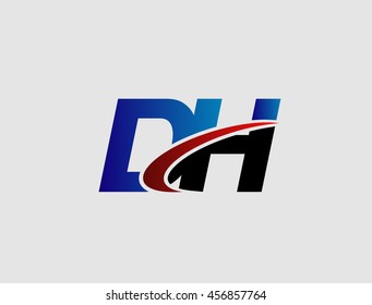 DH company linked letter logo

