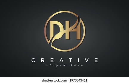 DH creative luxury logo design