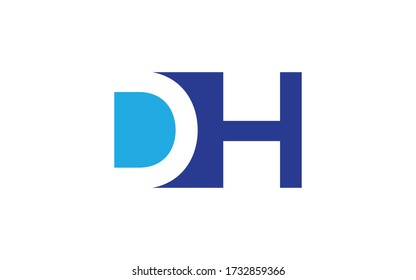 Letter Dh Hd Logo Design Vector Stock Vector (Royalty Free) 1919284172 ...