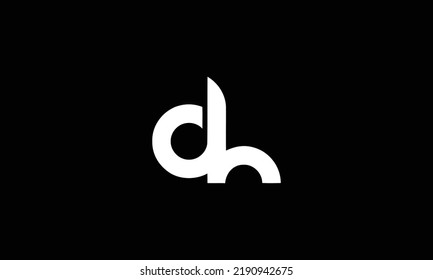 Dh Hd Letter Initial Logo Design Stock Vector (Royalty Free) 2190942675 ...