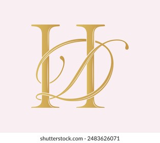 DH, HD, logo DH, Letra DH, monograma DH, Vector, logotipo, Boda Monograma Iniciales, Boda Logo, Boda Monograma, Logo Diseño, caligrafía, letras, alfabeto