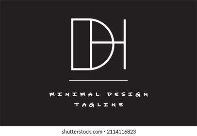 DH HDMinimal Art Illustration Vektor Art