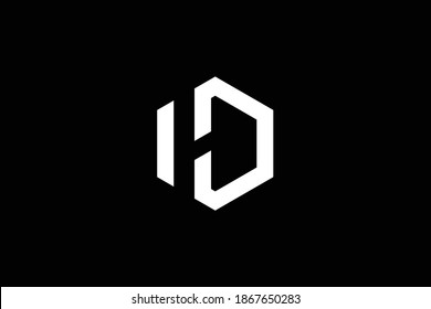DH letter logo design on luxury background. HD monogram initials letter logo concept. DH icon design. HD elegant and Professional white color letter icon design on black background. D H