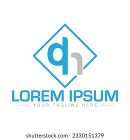 Diseño del logotipo de la carta DH