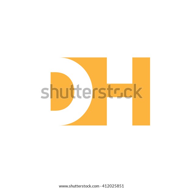 Logo DH. Image vectorielle Élément de image vectorielle de stock