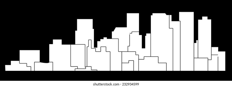 Dhaka, Bangladesh (city silhouette)