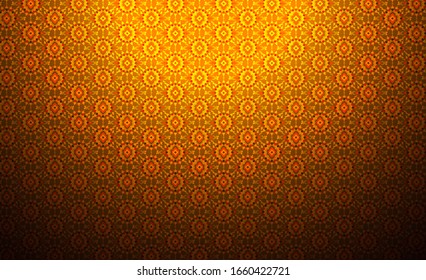 dhamma asian culture abstract texture wallpaper brown light gold background. illustration vector.