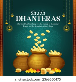 Dhanteras, also known as "Dhanatrayodashi," is the Hindu festival that marks the beginning of the five-day Diwali celebration.