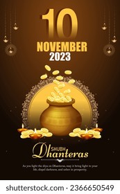 Dhanteras, also known as "Dhanatrayodashi," is the Hindu festival that marks the beginning of the five-day Diwali celebration.