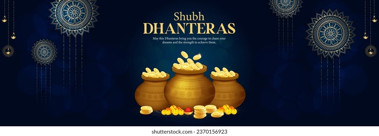 Dhanteras, also known as "Dhanatrayodashi," is the Hindu festival that marks the beginning of the five-day Diwali celebration.