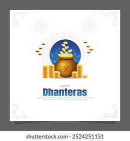 Dhanteras, also known as "Dhanatrayodashi," is the Hindu festival that marks the beginning of the five-day Diwali celebration.