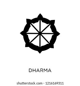Dharma icon. Dharma symbol design from India collection. Simple element vector illustration on white background.
