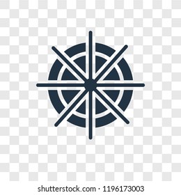 Dharma vector icon isolated on transparent background, Dharma transparency logo concept