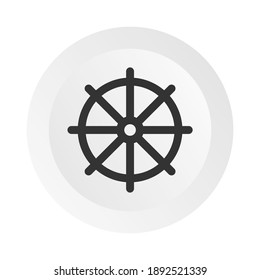 Dharma Wheel Of Buddhism Symbol