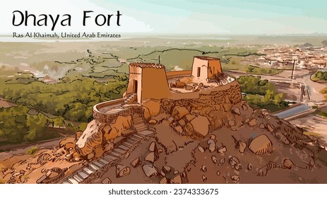 Dhaya Fort in Ras Al Khaimah, United Arab Emirates