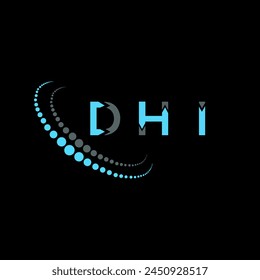 DHI letter logo abstract design. DHI unique design. DHI.
