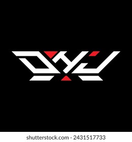 DHJ letter logo vector design, DHJ simple and modern logo. DHJ luxurious alphabet design  